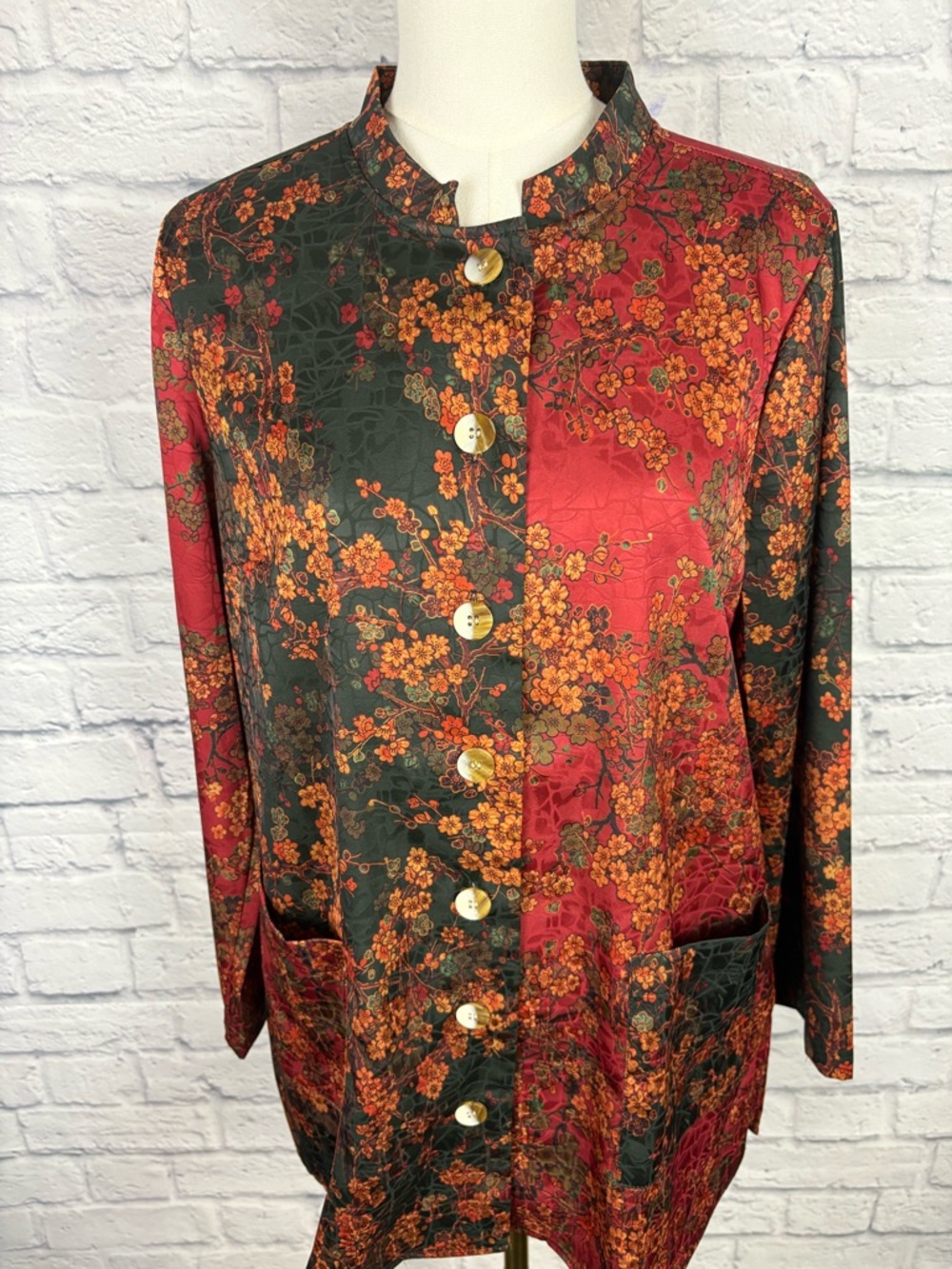 Soft Surroundings Women's Cherry Blossom Top M - Picture 3 of 8